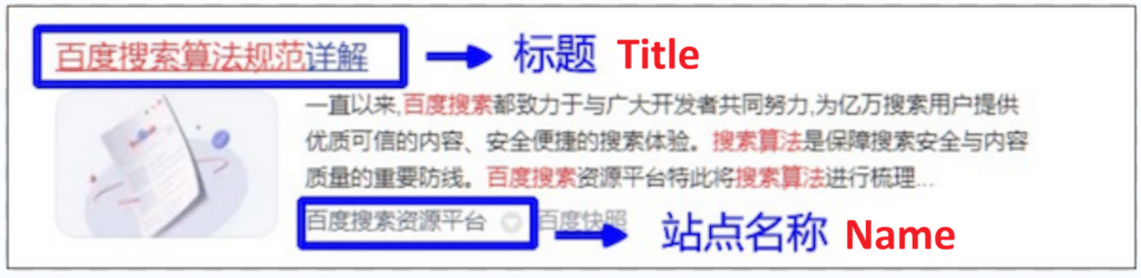 Baidu SEO Homepage Optimization
